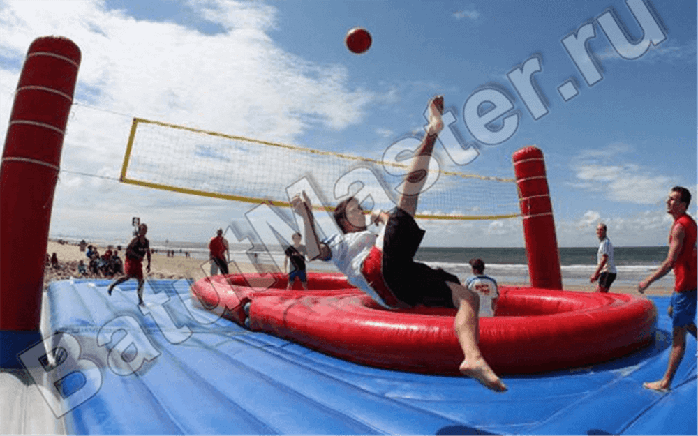 Площадка для игры в Боссабол 18*9*5 м, двухуровневый