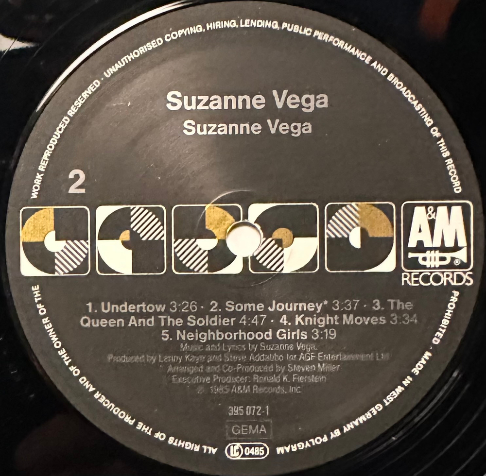 Suzanne Vega - Suzanne Vega (Германия 1985г.)