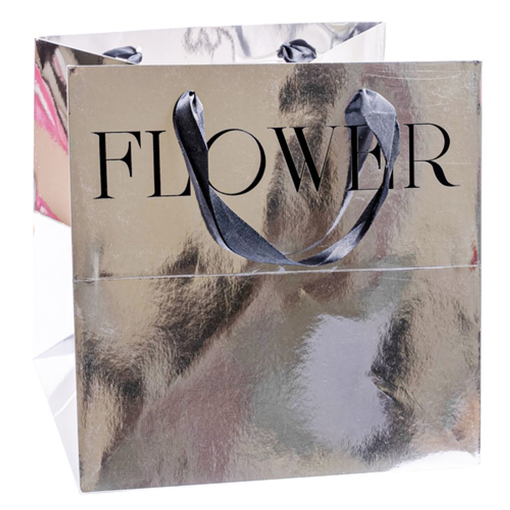 Пакет для цветов металлик FLOVER 32*32*32