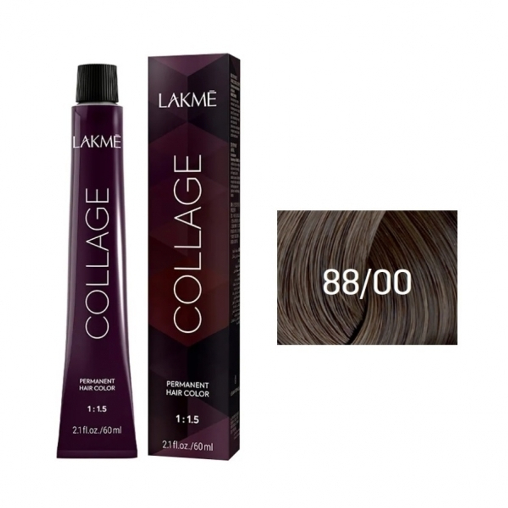 Lakme Collage Крем-краска для волос, 88/00 Блондин интенсивный, 60 мл