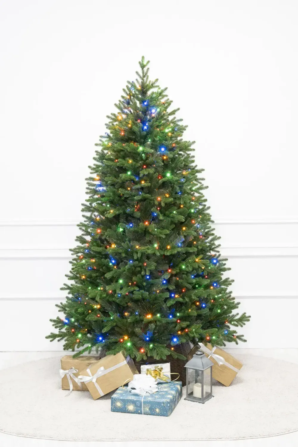 Елка с гирляндой 2в1 «Ванкувер» (Литая+пвх) 150 см / 1,5 м