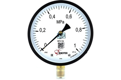 Манометр МП4-Уф 0-1 МПа кт.1,5 d.160 IP40 M20*1,5 РШ