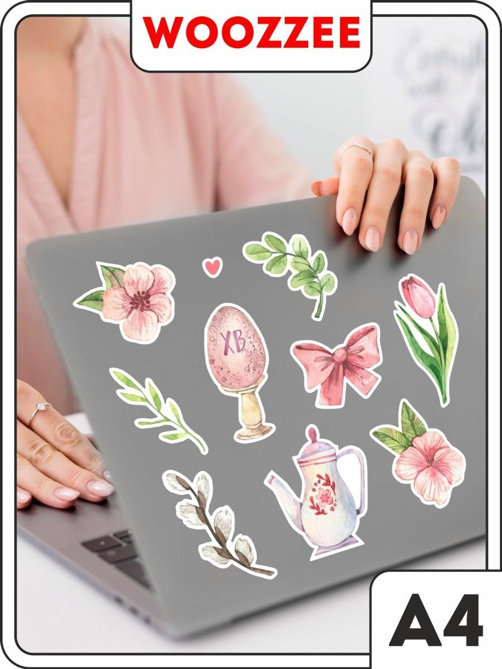 Наклейки-стикеры "Светлая Пасха"