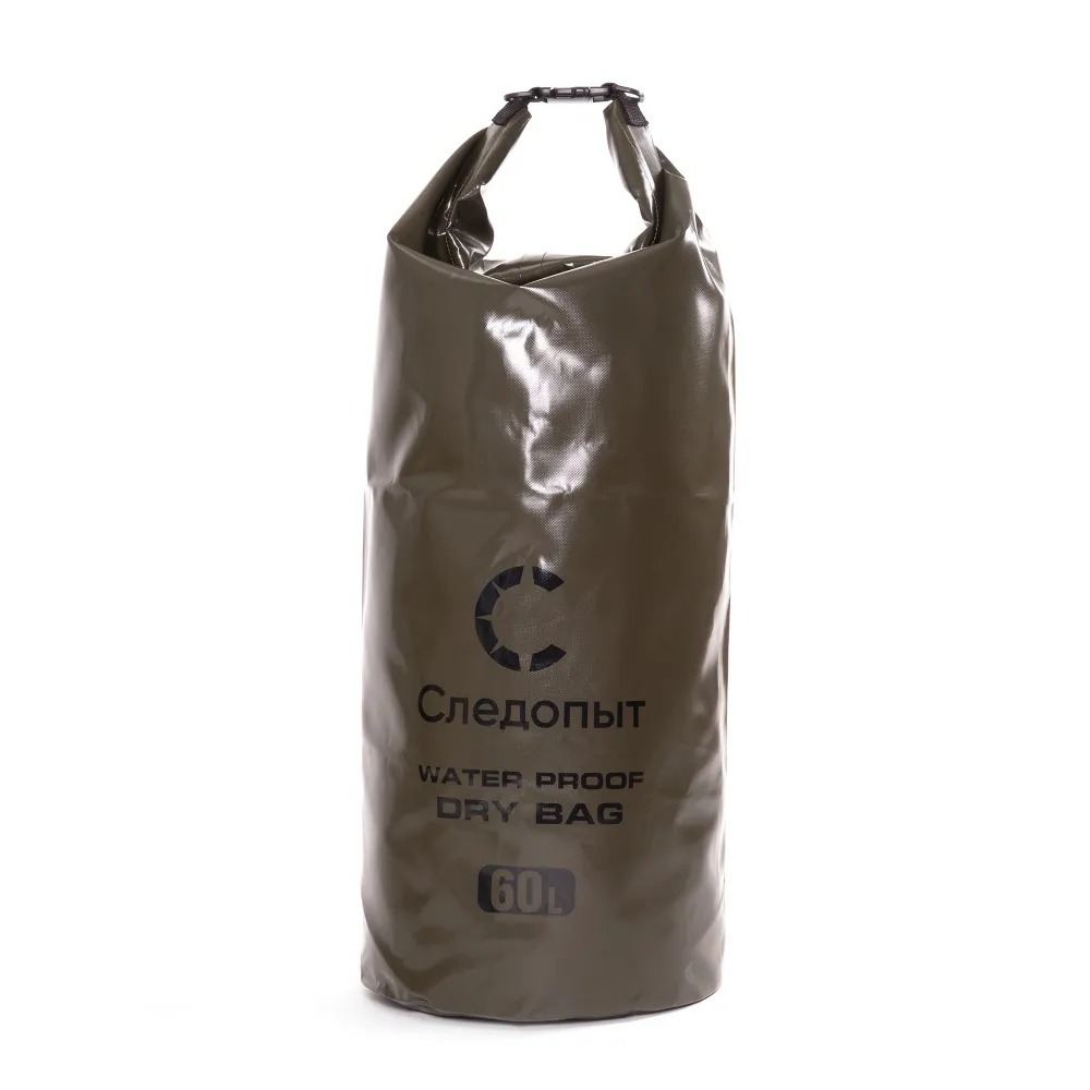 Гермомешок СЛЕДОПЫТ Dry Bag 60л ПВХ хаки