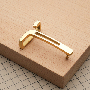 Ременная пряжка Т-образная из нержавеющей стали, цвет золото // BAG