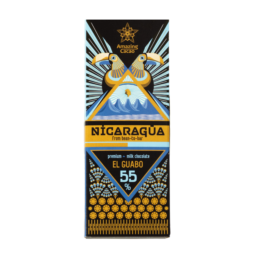 Шоколад Никарагуа El Guabo 55% Молочный