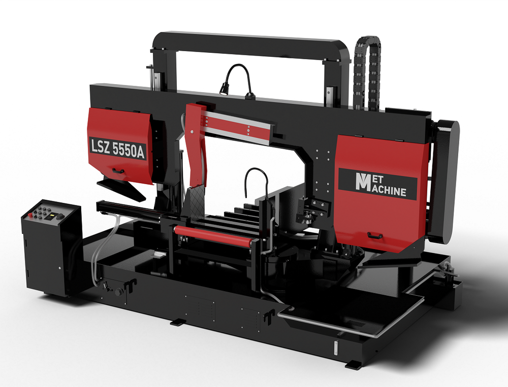 Полуавтоматический ленточнопильный станок с поворотной рамой LSZ5550A