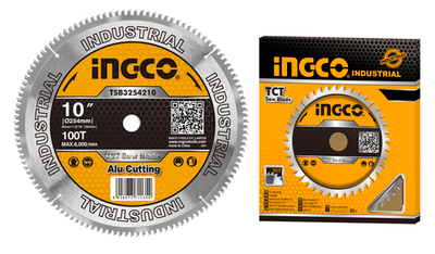 Диск пильный TCT 254х30 мм 100Т INGCO TSB3254210 INDUSTRIAL