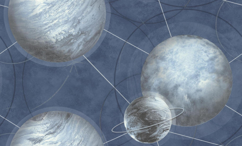 Обои 71987-46 Planets Palitra Home