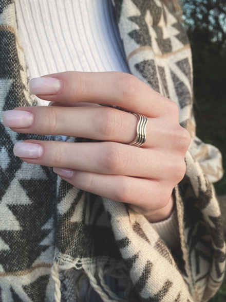 Кольцо РЯБЬ, серебро