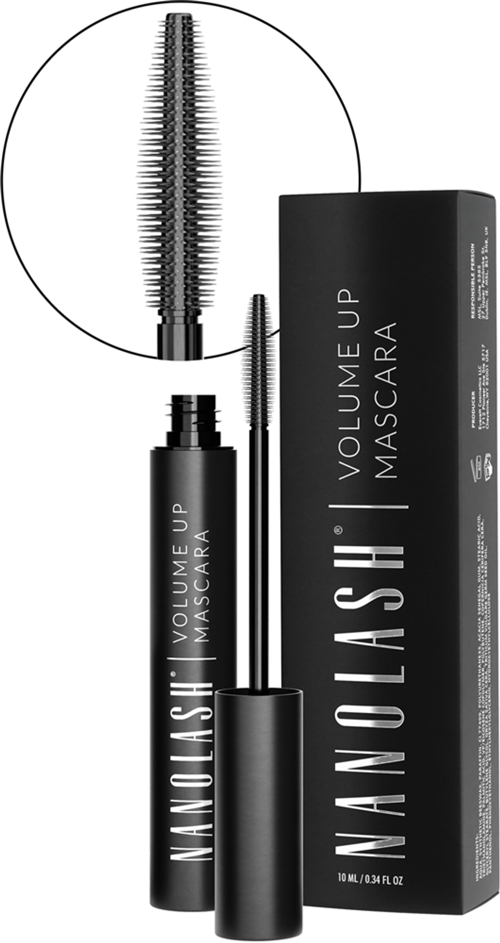 Nanolash Volume Up Mascara - Тушь для ресниц, увеличивающая объем и утолщающая, 10 ml