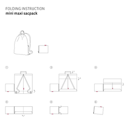Рюкзак складной Mini maxi sacpack dots Reisenthel