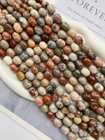 Бусины из яшмы 11х16мм, галтовка