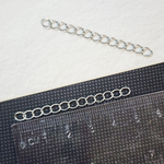 Удлинитель сталь, концевик для украшения, удлинительная цепочка, 5см