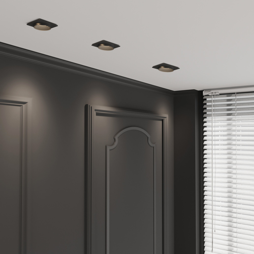 Встраиваемый светильник Elektrostandard Senso 25006/01 черный