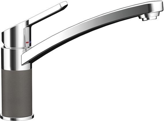 Смеситель Schock SC-90 , Cristadur хром/серебристый камень