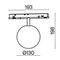 Трековый светильник Technical TR038-4-5WTW-DD-B