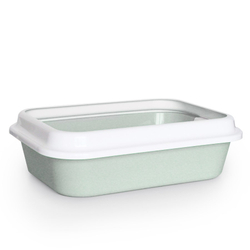 Лоток/туалет ZOOEXPRESS "Мегакис" для кошек с сеткой и рамкой - 46х34,5х14 см