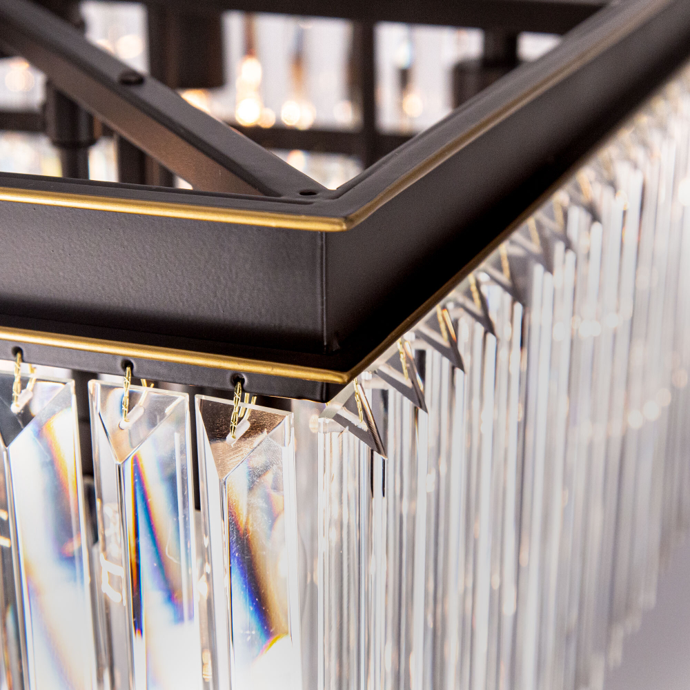 Citilux Мартин CL332231 Люстра хрустальная подвесная Прозрачная