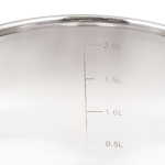 Кастрюля нерж, 2.9 л, с крыш, Daniks, Токио, SD- A87-18, индукц