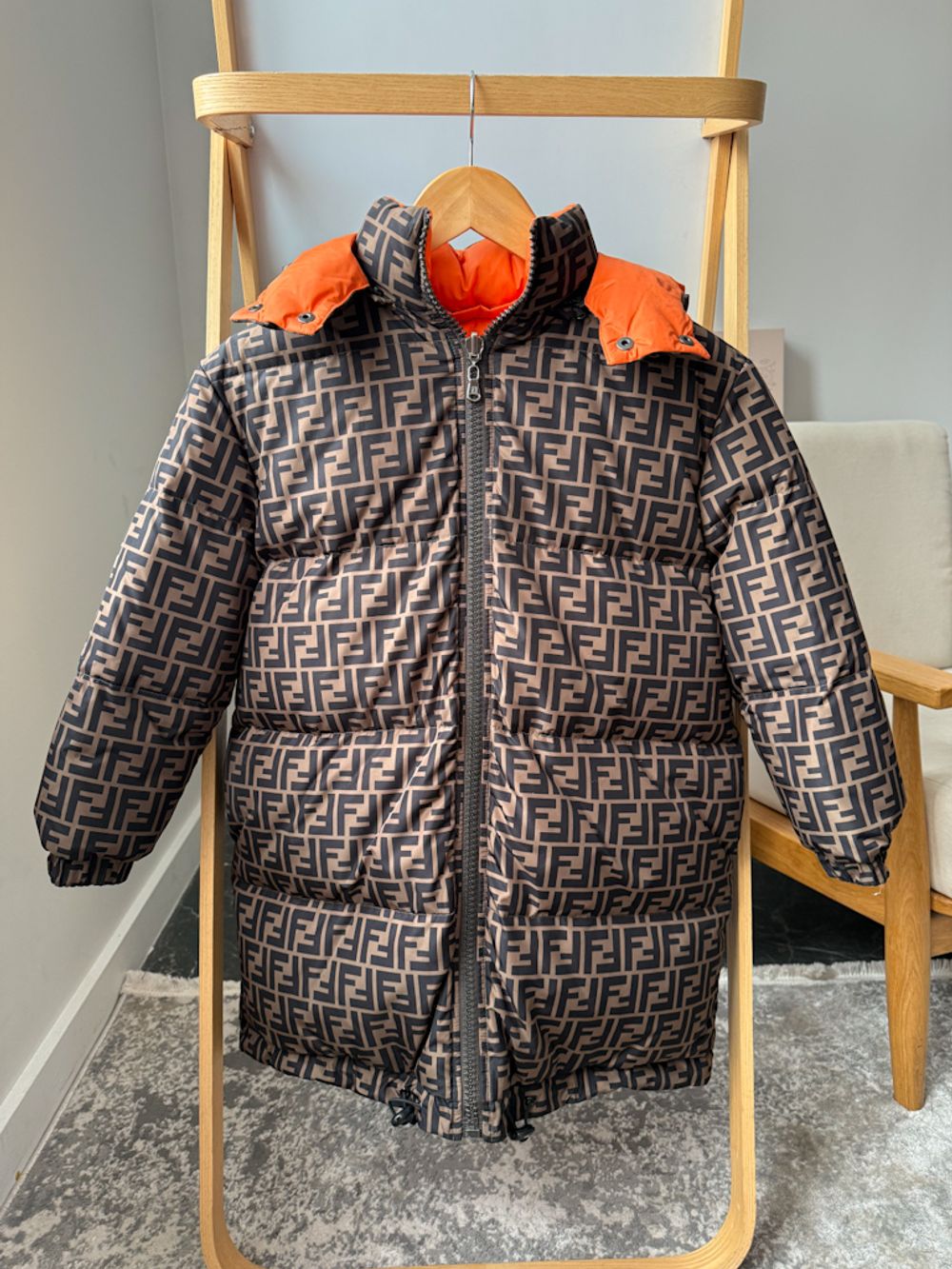 Двухсторонняя пуховая куртка Fendi, 128