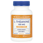 The Vitamin Shoppe, L-теанин, 100 мг, 120 растительных капсул
