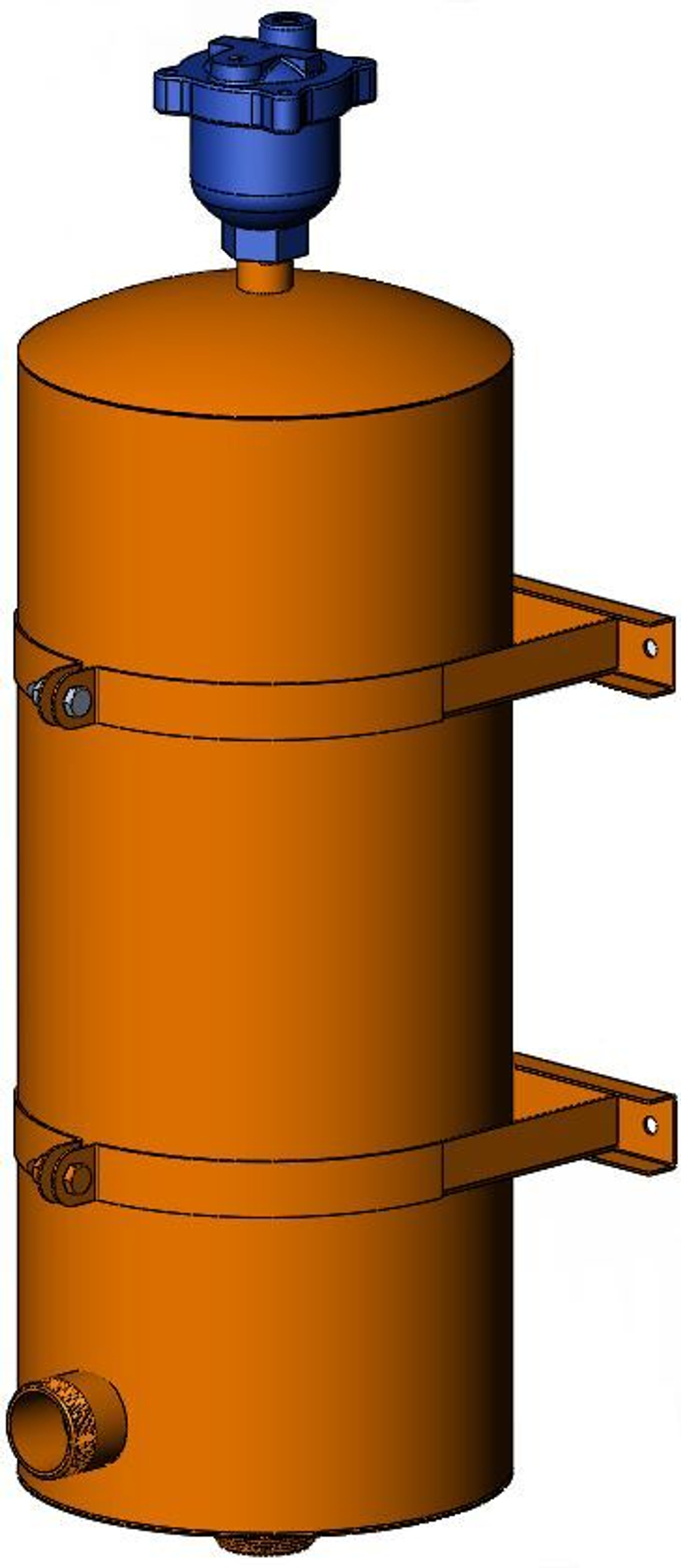 Вихревой газоотделитель топлива Air Separator-01, DN70