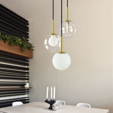 Подвесной светильник в виде стеклянного шара GLENN