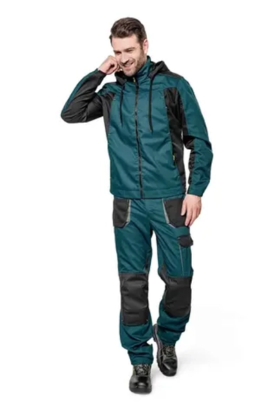 Куртка "Снейк" т.бирюзовый/черный - ПОД ЗАКАЗ