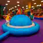 Надувное оборудование «Надувной живот» 6*6*1,7 м, серо-голубой