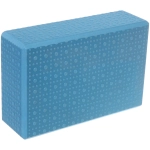 Блок для йоги «Релакс» 23*15*6 см, массажный EVA, синий