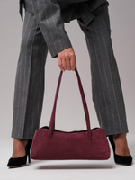 Женская замшевая сумка DBR 31127 бордо