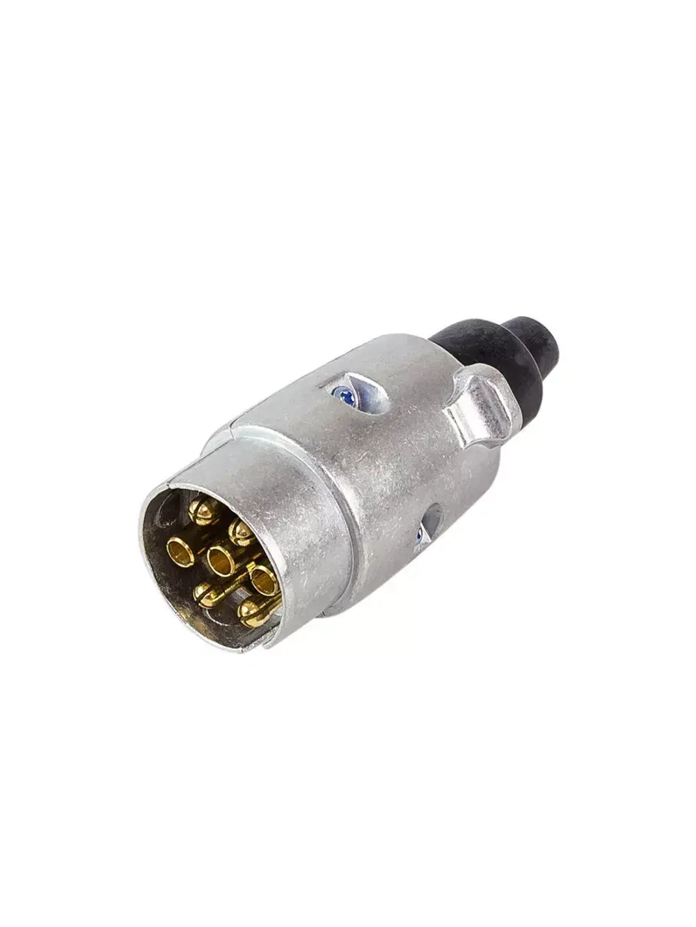 Вилка для прицепа, металлический корпус, 7 контактов