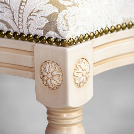 ФЛОРИАНА Банкетка одноместная квадратная (цвет БЕЖ)