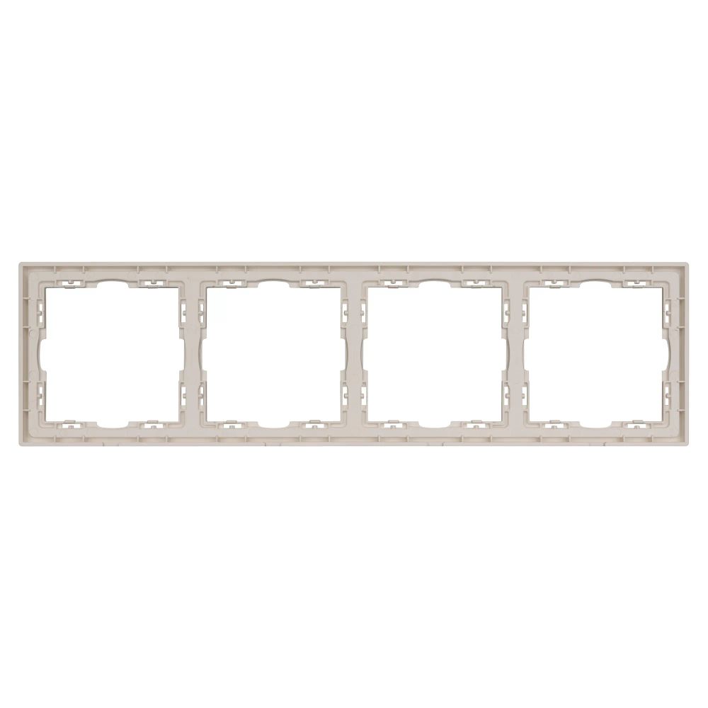 Рамка пластиковая FRM-NOBE-SFPL-4-CA (Arlight, Кашемир) 059460