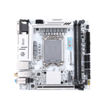 УЦЕНКА_Материнская плата HUANANZHI B660M-ITX, Socket1700, Mini-ITX, Retail, 2xDDR4, PCIe5.0, 1xM.2, 2.5GLAN, M.2 WiFi, 4xUSB2, 6xUSB3, VGA, 2xHDMI, DP (RMA_HNZ-B660M-ITX) {следы монтажа}