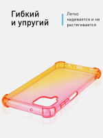 Чехол ROSCO для Samsung Galaxy A12;Samsung Galaxy M12 оптом (арт. SS-A12-HARD-TPU-PINK-GOLD)