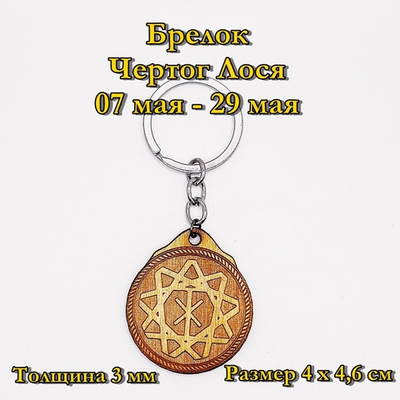 Брелок Чертог Лося. 07 мая - 29 мая