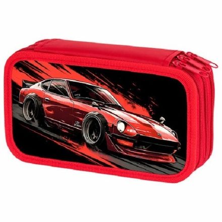 Пенал 3 отделение 190*110 Пифагор Red road, ламинат