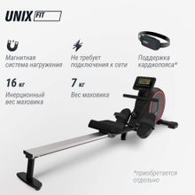 Гребной тренажер UNIX Fit Techno Rower 410