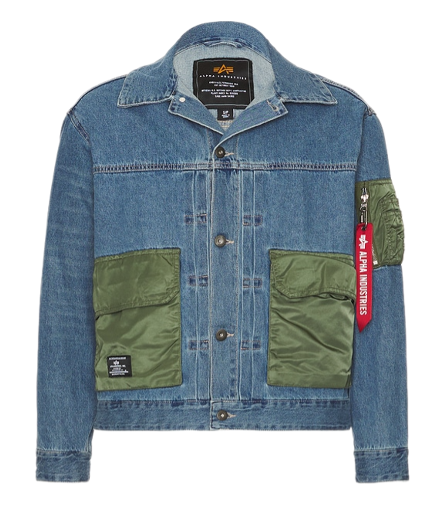 Куртка Alpha Industries Denim Jacket Replica Blue