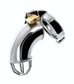 Серебристый мужской пояс верности TOYFA Metal (Цвет: серебристый)