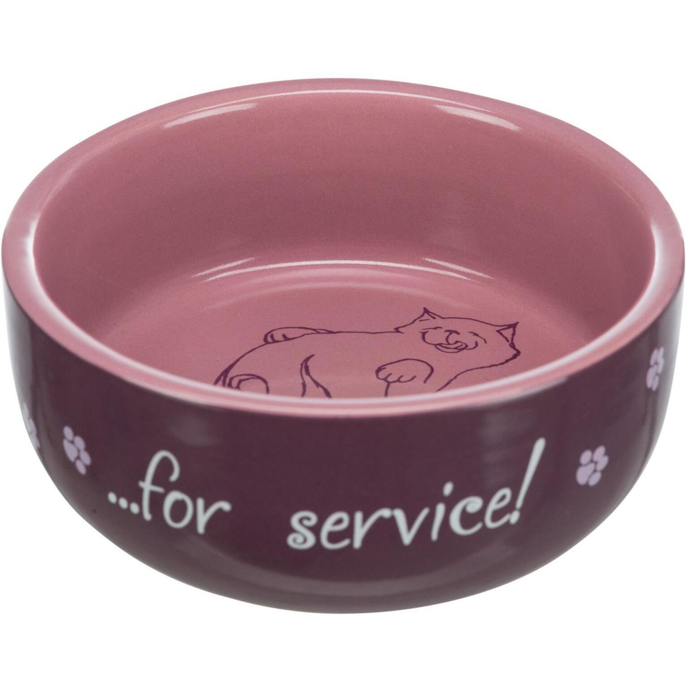 Миска для кошек Trixie Thanks For Service, размер 11см.