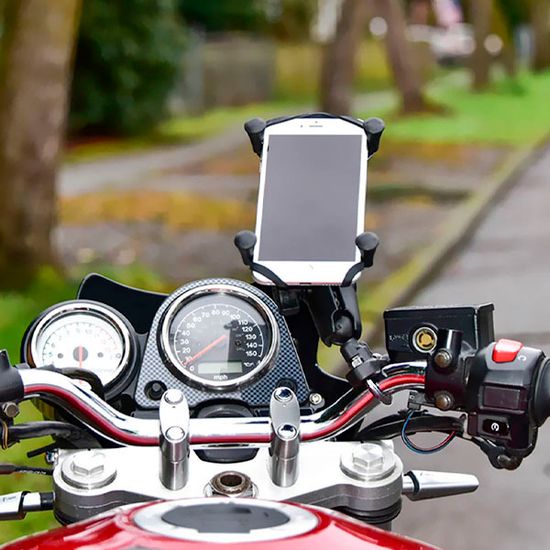 Алюминиевое крепление смартфона X-CLIP на руль велосипеда, мотоцикла, квадроцикла, снегохода