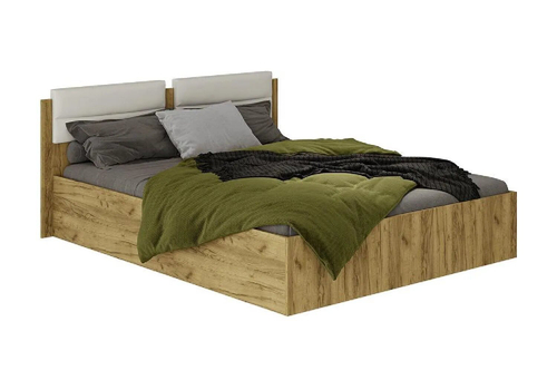 Кровать двуспальная Моко, спальное место 160х200, ЛДСП