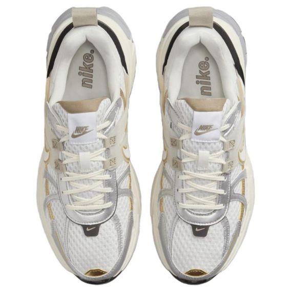 Кроссовки NIKE V2K для бега на беговых дорожках, низкие, Бежево-коричневые женские