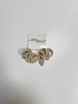 Резинки для волос, 2,5 см, (комплект по 10 шт.) цвета микс