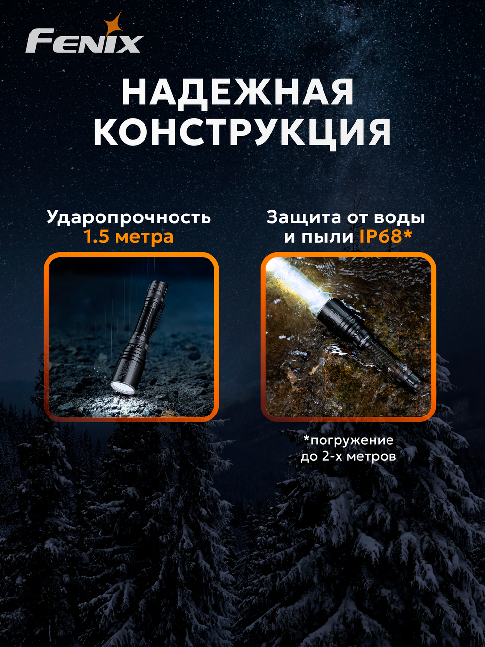 Фонарь Fenix тактический TK30R 500 люмен