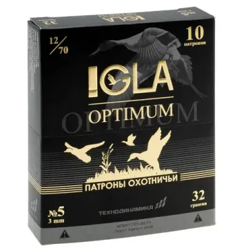 ПАТРОН ДЛЯ ГРАЖДАНСКОГО ОРУЖИЯ 12Х70 (5) [ИГЛА-ОПТИМУМ]