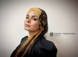 Шарф желтый